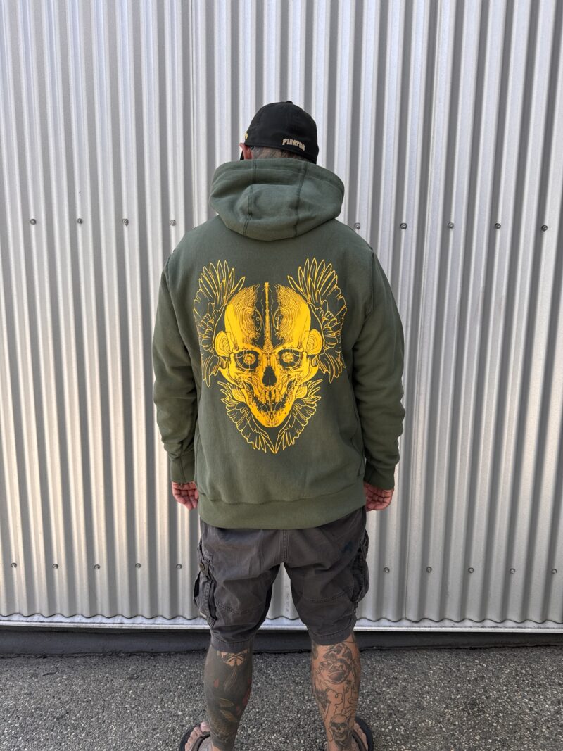 Steve Moore Skull Hoodie - Image 3