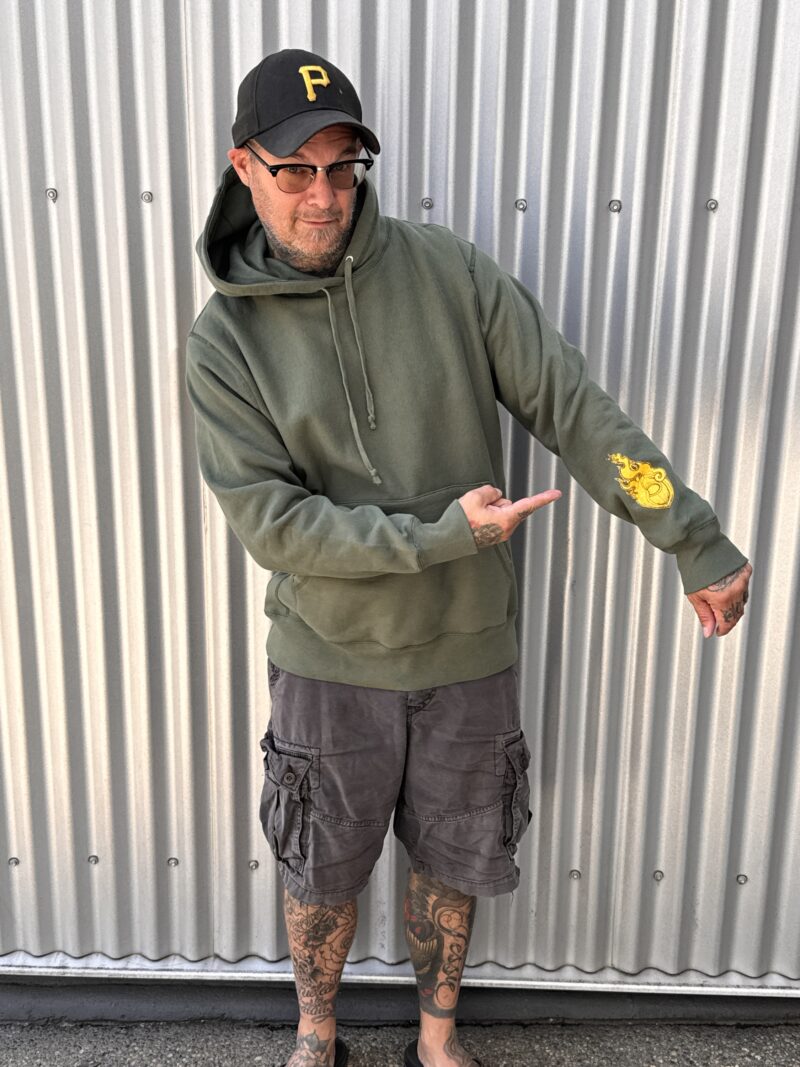 Steve Moore Skull Hoodie - Image 2